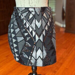 Express Sequin Skirt